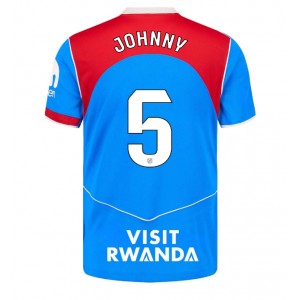 Fotbalové Dres Atletico Madrid Johnny Cardoso #5 Třetí Oblečení 2025-26 Krátký Rukáv